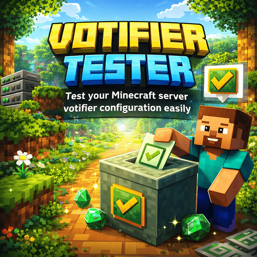 Minecraft Votifier Tester