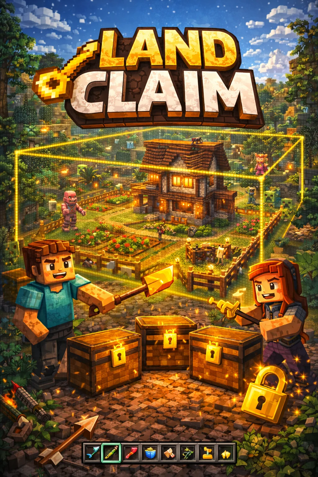 Best Land Claim servers list banner