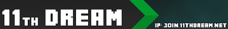 11th Dream Minecraft Server banner