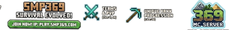 369 SMP Minecraft Server banner