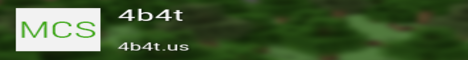 4b4t Minecraft Server banner