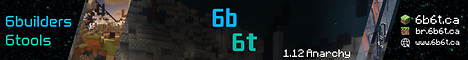 6builders6tools Minecraft Server banner