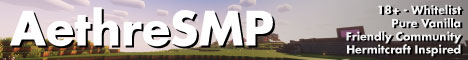 AethreSMP Minecraft Server banner