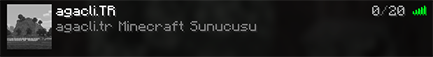 agacli.tr minecraft Dünyası Minecraft Server banner