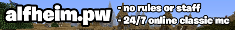 Alfheim Anarchy Minecraft Server banner