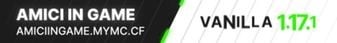 Amici In Game Minecraft Server banner