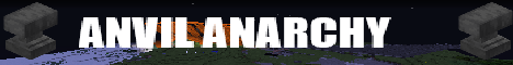 Anvil Anarchy Minecraft Server banner