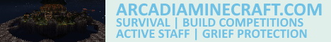 Arcadia Minecraft Minecraft Server banner