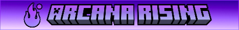 Arcana Rising Minecraft Server banner