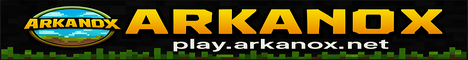ARKANOX Network Minecraft Server banner