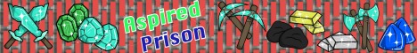 AspiredPrison Minecraft Server banner