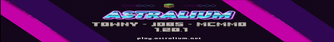 Astralium Minecraft Server banner