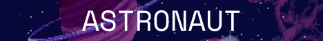 Astronaut Minecraft Minecraft Server banner