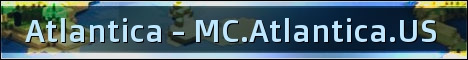 Atlantica Minecraft Server banner