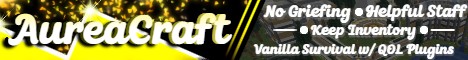 AureaCraft Minecraft Server banner
