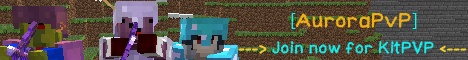 AuroraPvP Minecraft Server banner