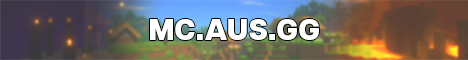 AusGG Minecraft Server banner