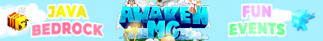 AwakenMC Minecraft Server banner