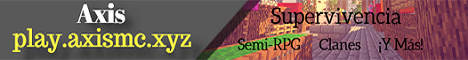 Axis Minecraft Server banner