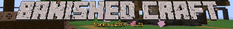 Banished Craft Minecraft Server banner