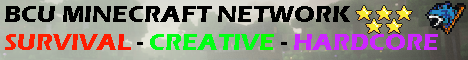 BCU Gaming Society MC Network Minecraft Server banner