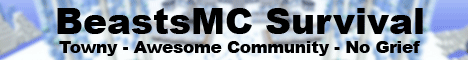 BeastsmC Survival Minecraft Server banner
