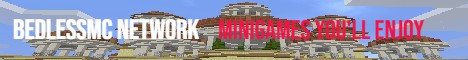 BedlessMC Minecraft Server banner