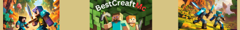 BestCraftMc Minecraft Server banner