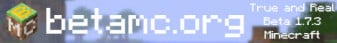 BetaMC (BMC) - #1 Beta 1.7.3 Server Minecraft Server banner