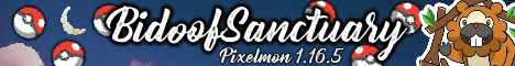 Bidoof Sanctuary Minecraft Server banner