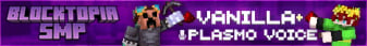 Blocktopia Minecraft Server banner