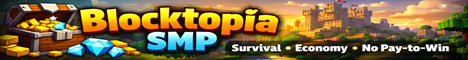 Blocktopia SMP Minecraft Server banner