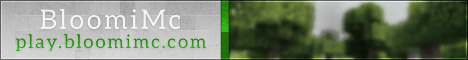BloomiMC Minecraft Server banner