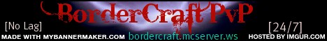 BorderCraft PvP Minecraft Server banner