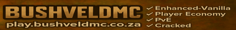 BushveldMC Minecraft Server banner