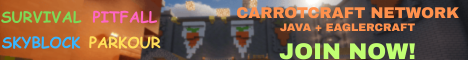 Carrotcraft Minecraft Server banner