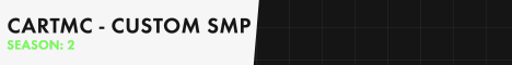 CartMC Minecraft Server banner