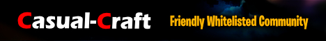 Casual-Craft Minecraft Server banner