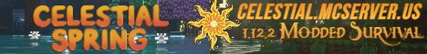Celestial Spring Minecraft Server banner