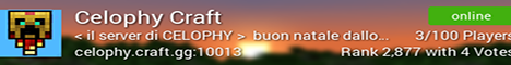 Celophy Craft Minecraft Server banner