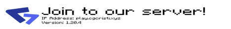 CGCristi Minecraft Server banner
