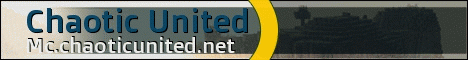 Chaotic United Minecraft Server banner