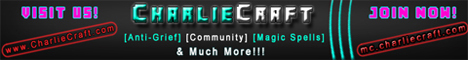 CharlieCraft Minecraft Server banner