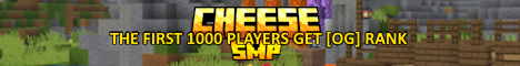 Cheese SMP Minecraft Server banner
