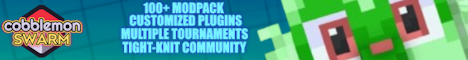Cobblemon Swarm Minecraft Server banner