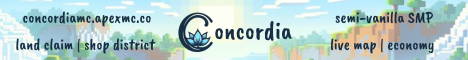Concordia MC Minecraft Server banner