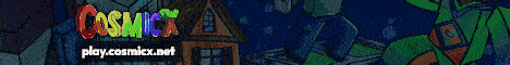 CosmicX Minecraft Server banner