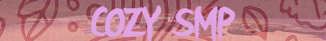 Cozy SMP Minecraft Server banner
