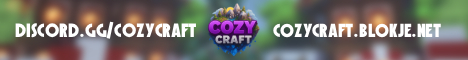 CozyCraft Minecraft Server banner