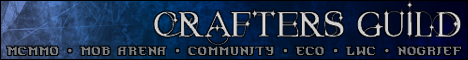 Crafters Guild Minecraft Server banner